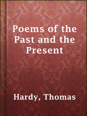 cover image of Poems of the Past and the Present